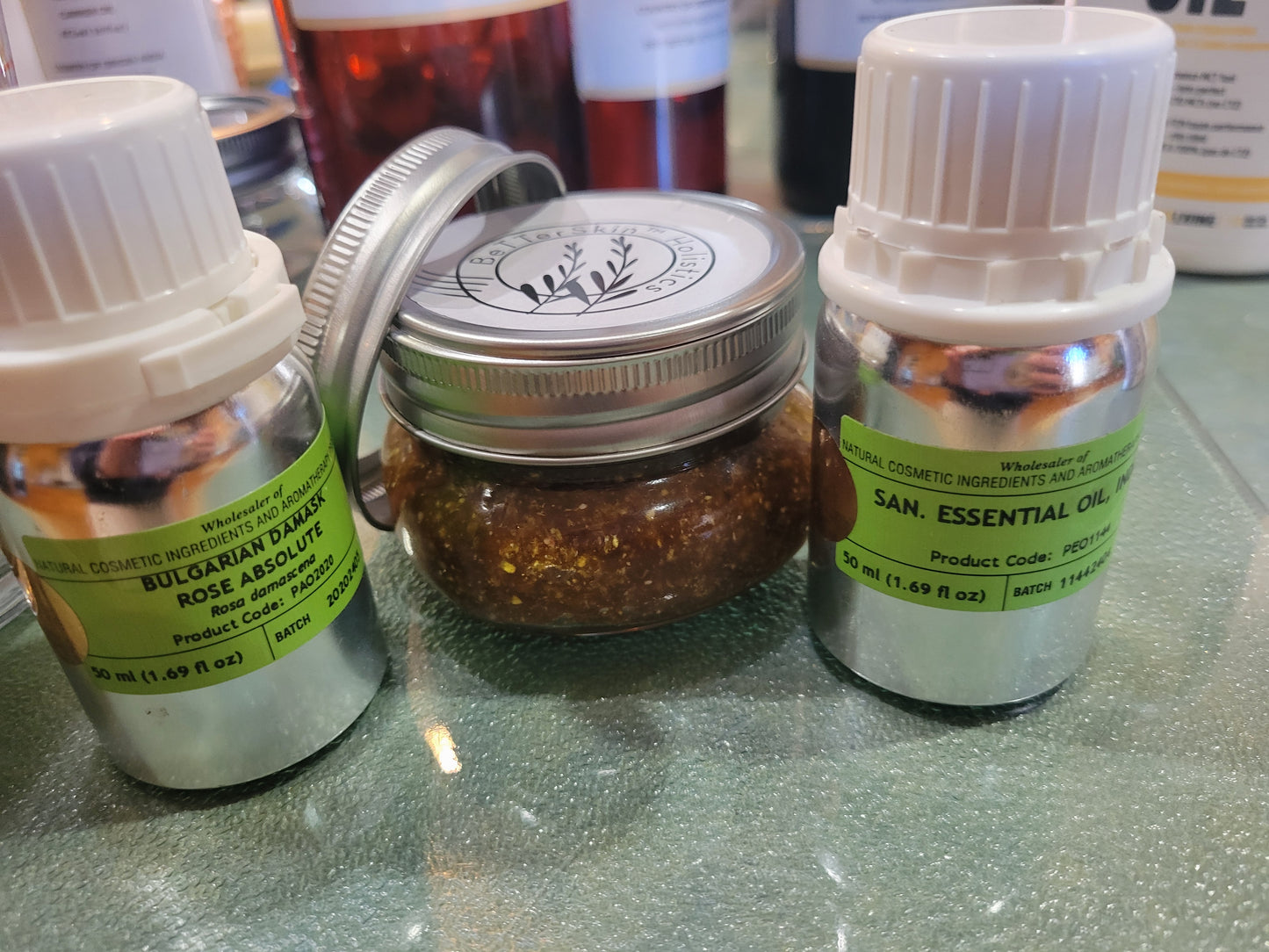 BROWN SUGAR & CORNMEAL SCRUB for Face & Body-Exfoliant for ALL Skin conditions - Tartarian Treasures & Trinkets