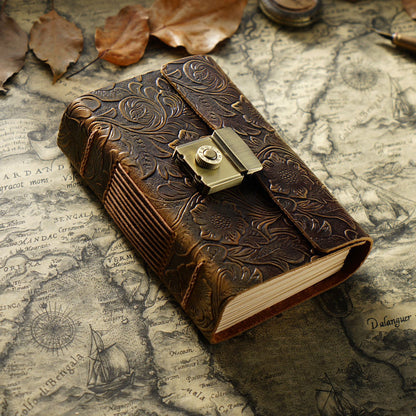 Genuine Leather Cowhide 'Crazy Horse"  Old World Vintage  style Notebook Journal A5,A6 - Tartarian Treasures & Trinkets