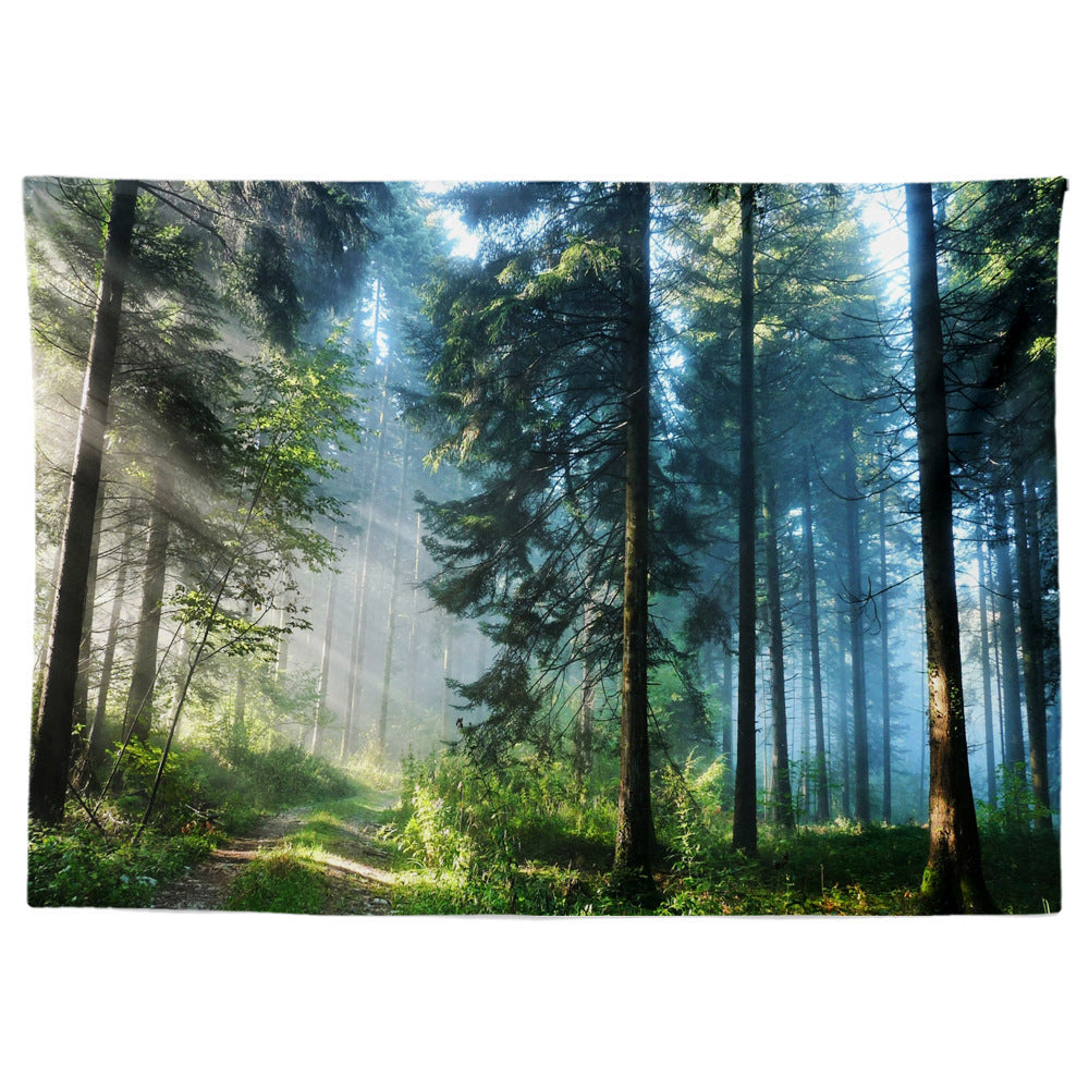 Green Forest Series Wall Tapestry - Tartarian Treasures & Trinkets