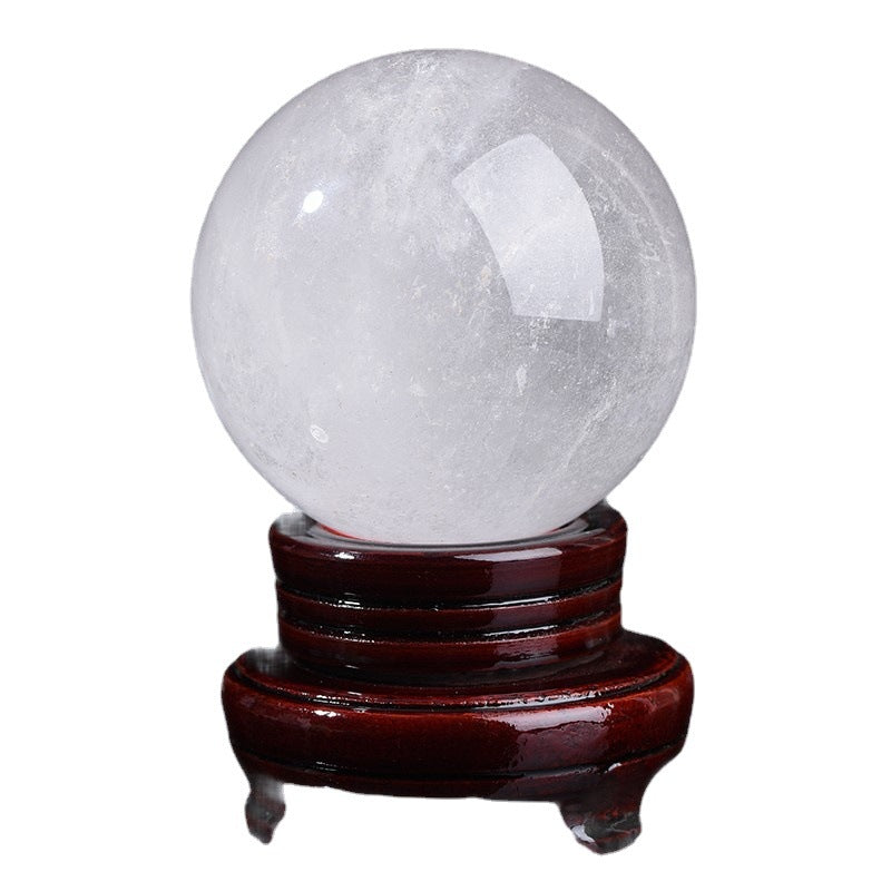 Medium Size 5cm=2inch Beautiful Polished Natural Quartz Crystal Ball, Sphere Opague or Clear 480g - Tartarian Treasures & Trinkets
