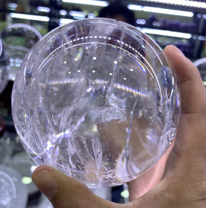 Medium Size 5cm=2inch Beautiful Polished Natural Quartz Crystal Ball, Sphere Opague or Clear 480g - Tartarian Treasures & Trinkets