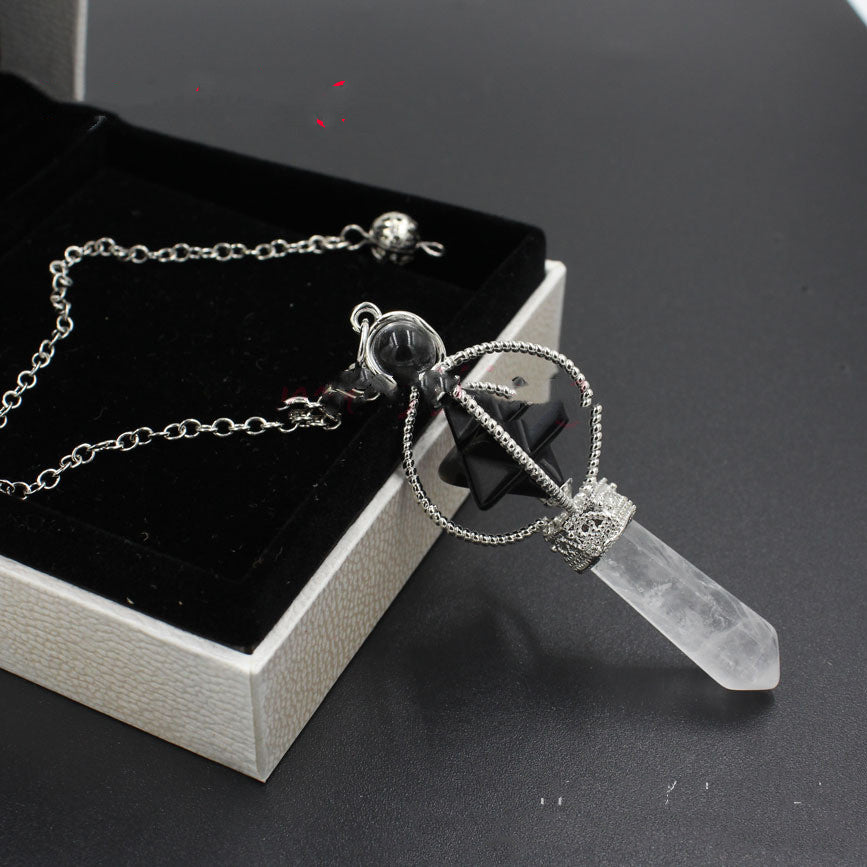 Cute Merkaba+ Clear Quartz Healing , Divination Crystal Natural Gemstones- Choose Your favorite Merkaba! - Tartarian Treasures & Trinkets