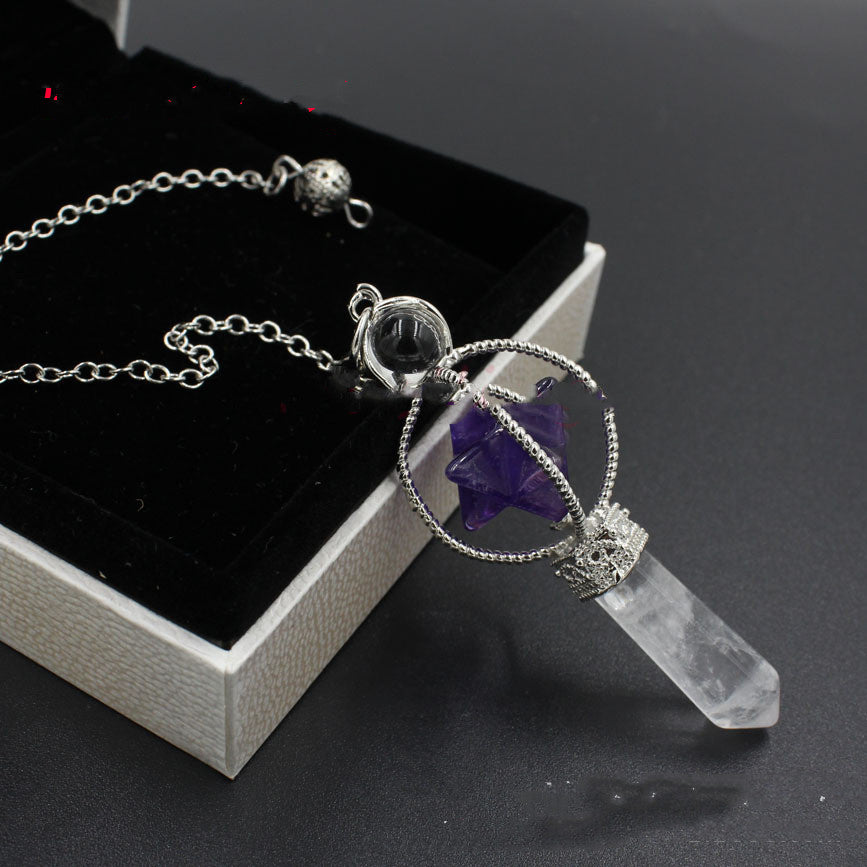 Cute Merkaba+ Clear Quartz Healing , Divination Crystal Natural Gemstones- Choose Your favorite Merkaba! - Tartarian Treasures & Trinkets