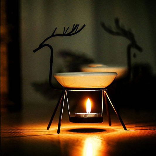 Magick Spell Melts™  Wide Ceramic Bowl Iron Base Oil Warmers Resin Beeswax Warmer Furnace(recommended) - Tartarian Treasures & Trinkets