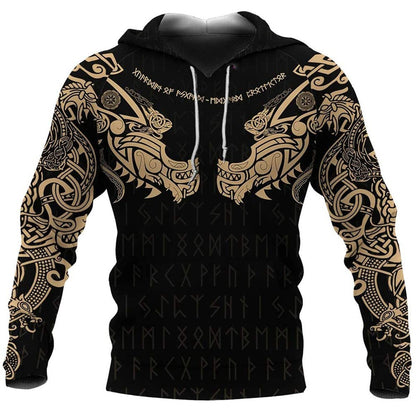 Thin Comfortable Viking Hoodies Choose Your Design - Tartarian Treasures & Trinkets