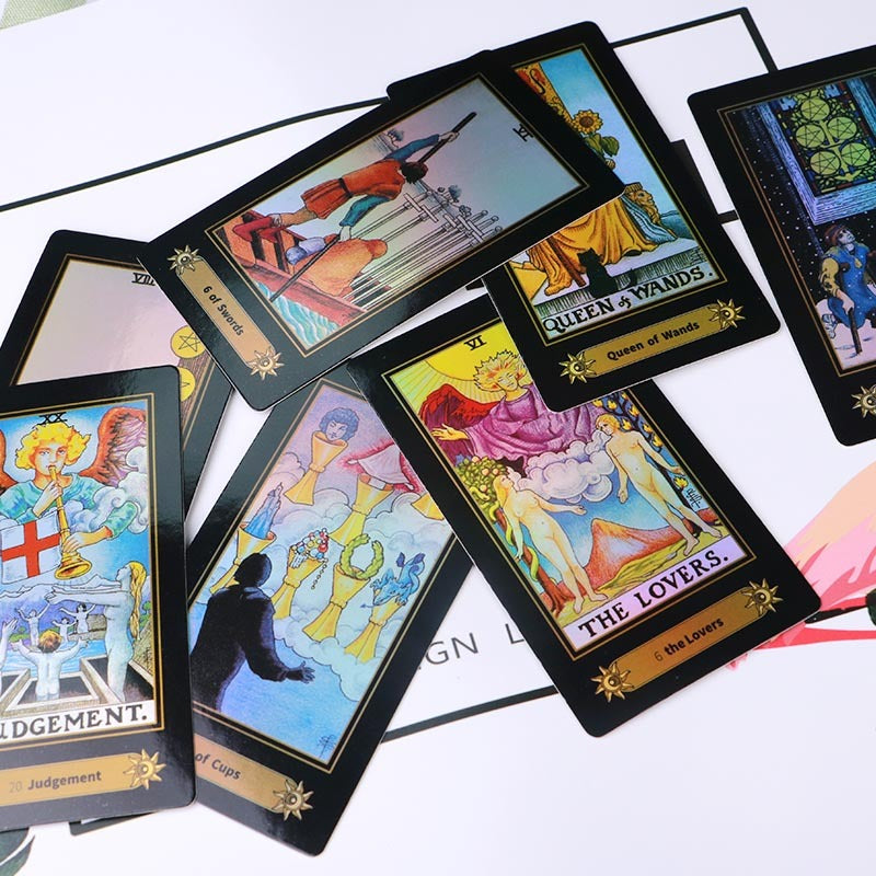 Tarot Deck Set Future Telling English Card - Tartarian Treasures & Trinkets