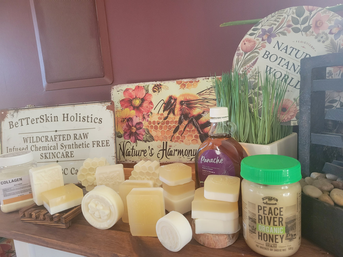 New! Maple Syrup•Raw Honey & Collagen ANTI AGING Soap Sets