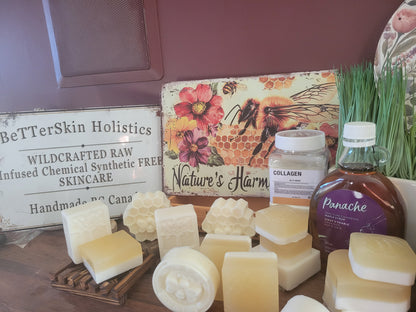 New! Maple Syrup•Raw Honey & Collagen ANTI AGING Soap Sets
