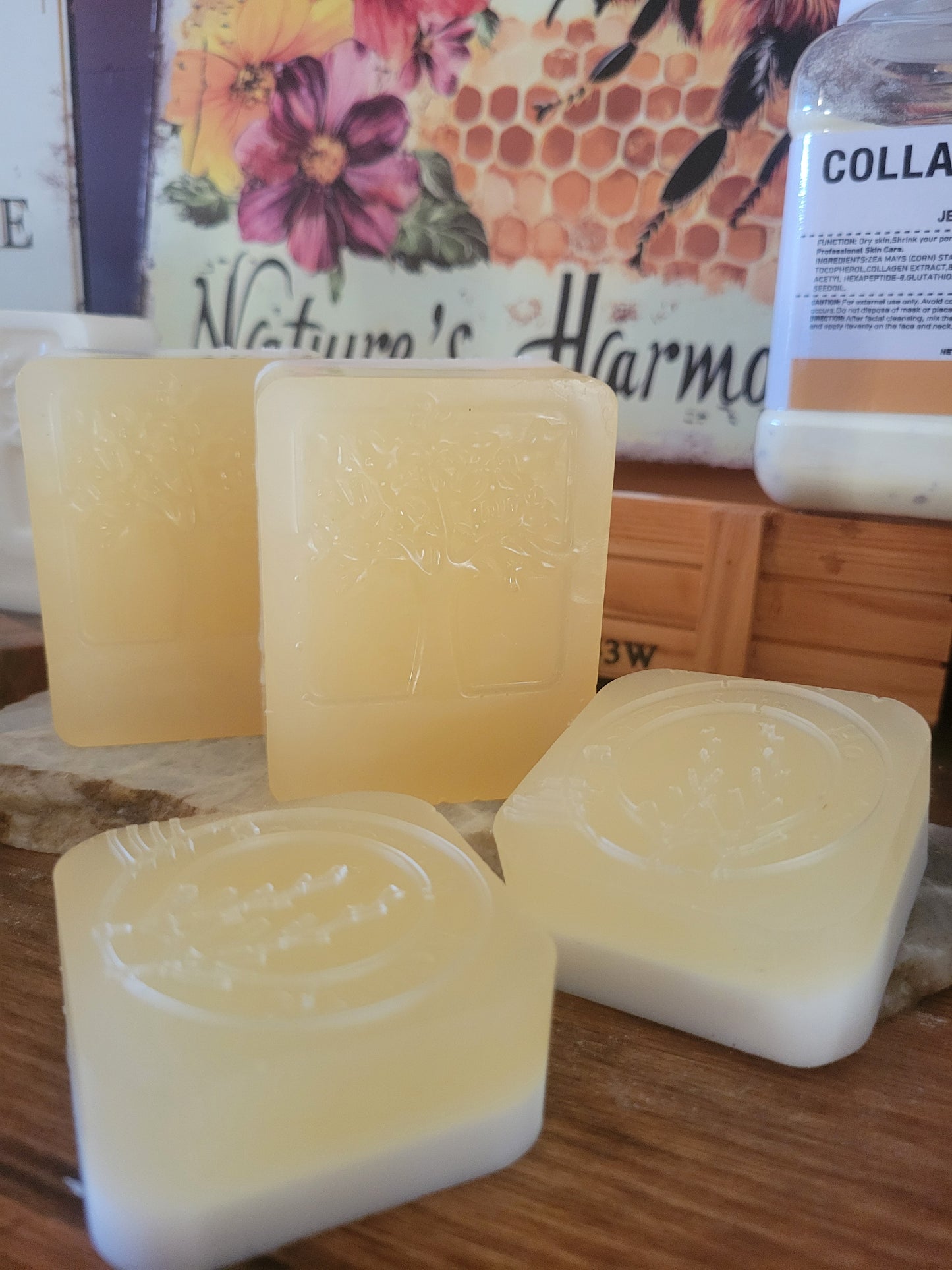 New! Maple Syrup•Raw Honey & Collagen ANTI AGING Soap Sets