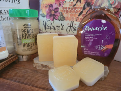 New! Maple Syrup•Raw Honey & Collagen ANTI AGING Soap Sets
