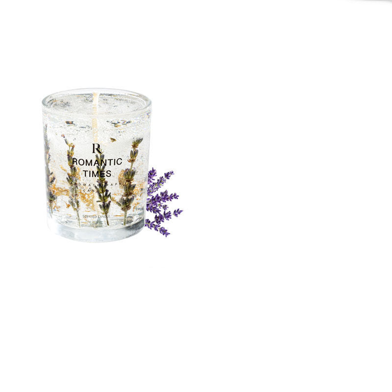 Handmade Real Flower Jelly Wax Essential Oil Fragrant Candle - Tartarian Treasures & Trinkets