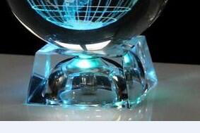 Selection of Vintage Style  Metal Crystal Ball Bases + Some LED light up bases - Tartarian Treasures & Trinkets