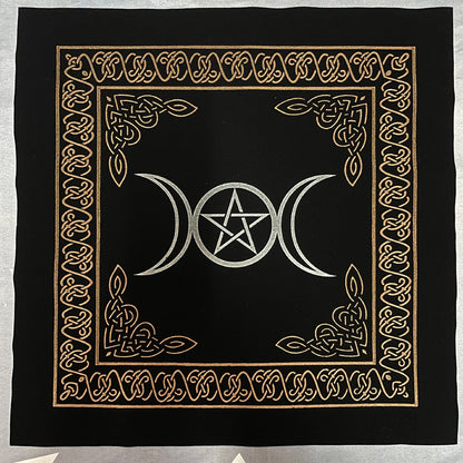 Tarot Tablecloth, Floor Mat, Desk, European Style Photo Pentagram - Tartarian Treasures & Trinkets
