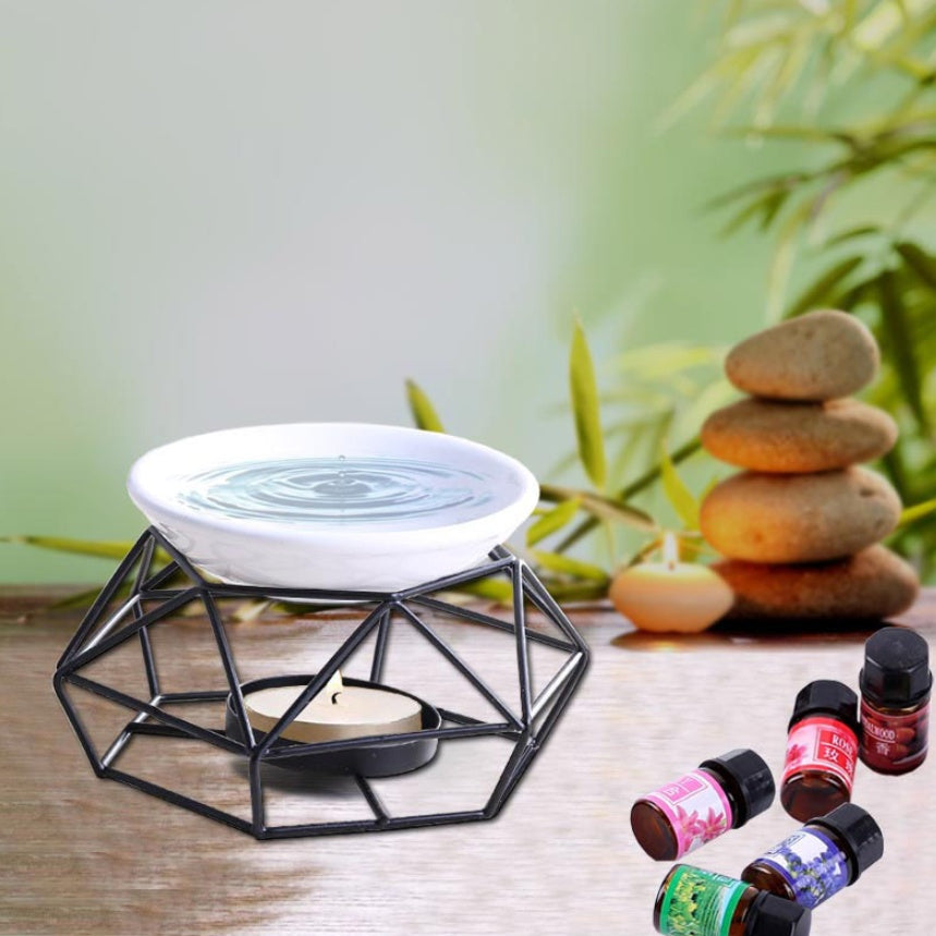 Magick Spell Melts™ Wide Ceramic Bowl Resin Diffuser  Oil Warmer Furnace (recommended w Spell Melts) - Tartarian Treasures & Trinkets