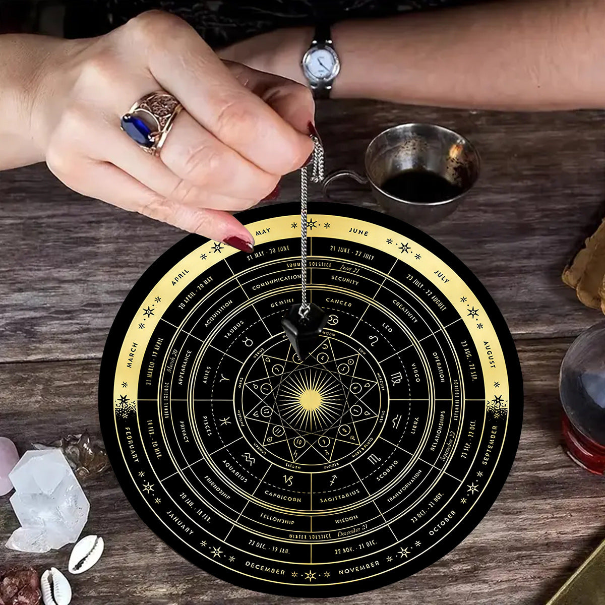 Metaphysical Altar, Fortune Tarot Pendulum Mats (plastic) Many Designs - Tartarian Treasures & Trinkets