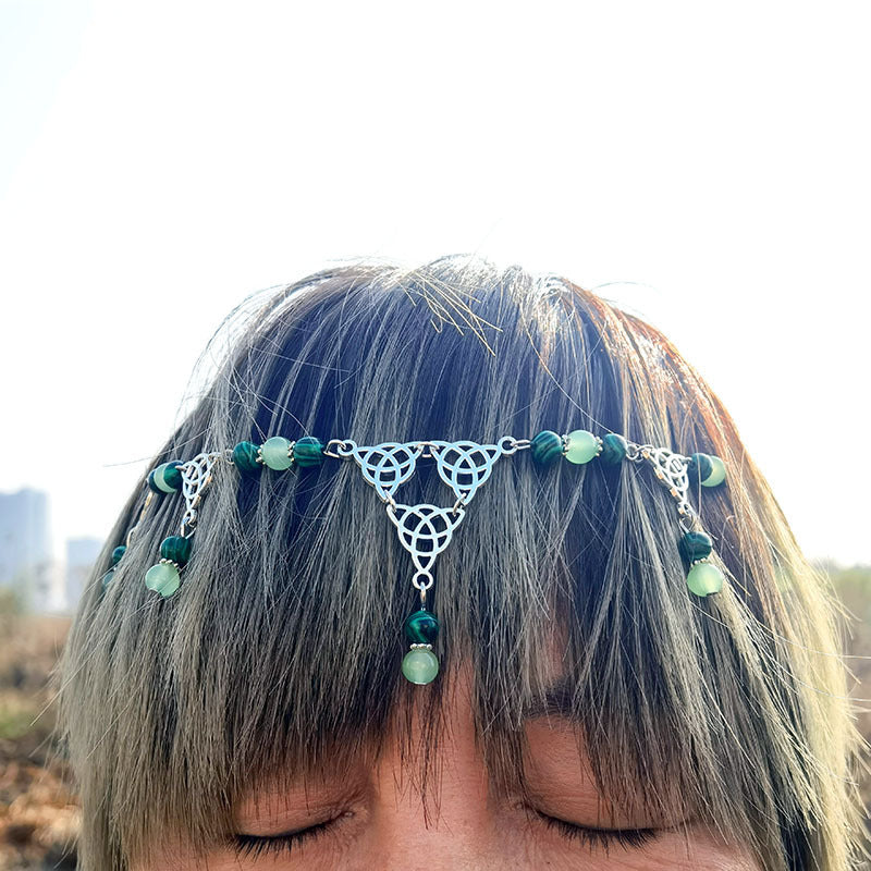 Celtic Viking Knot Chain Headress & Necklace - Tartarian Treasures & Trinkets