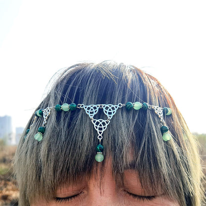 Celtic Viking Knot Chain Headress & Necklace - Tartarian Treasures & Trinkets