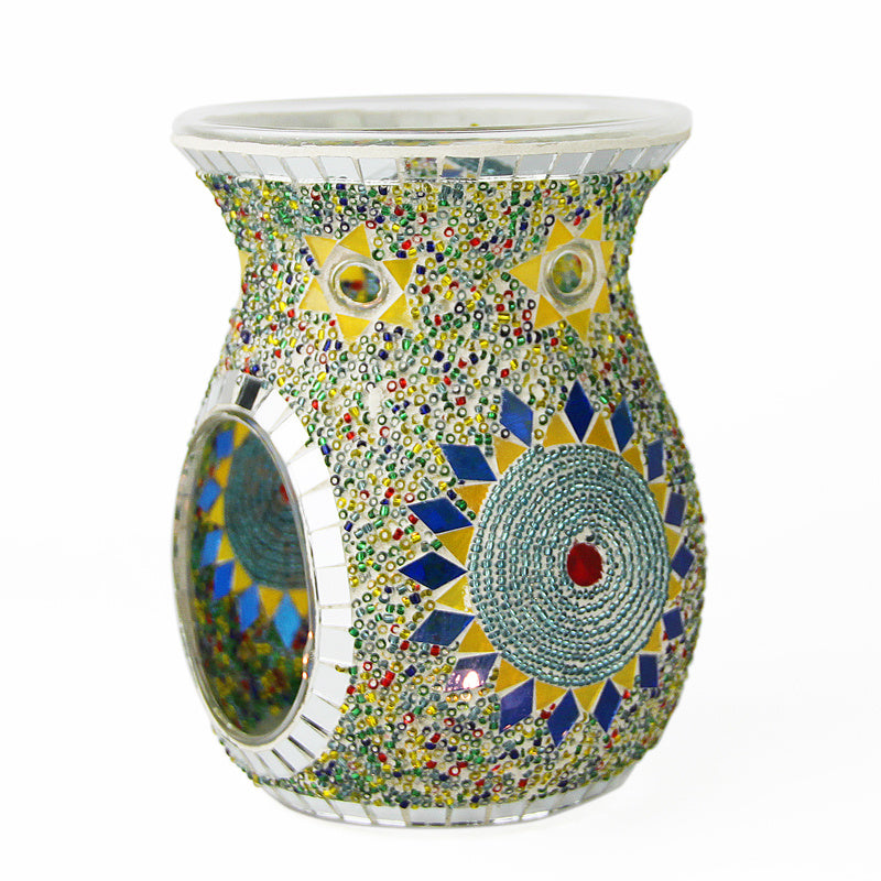 Handmade Glass Tile Aromatherapy Burner - Tartarian Treasures & Trinkets