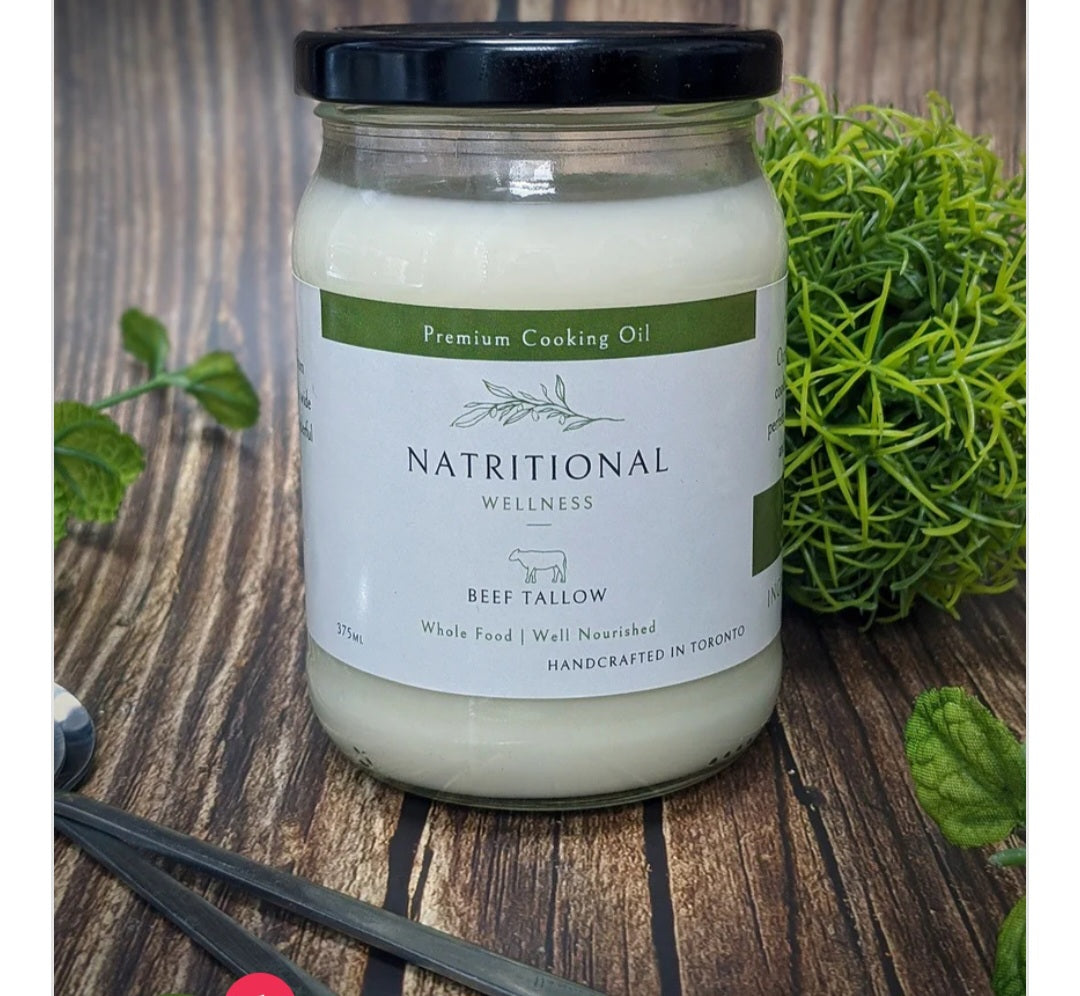 Natural Botox- Beef Tallow, Castor Oil-Shea Butter, Raw