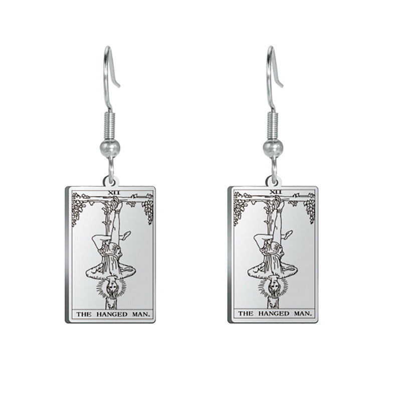 Tarot Card Charm  Titanium Steel Pendants - Tartarian Treasures & Trinkets