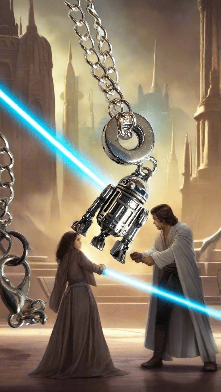 Star wars, r2d2, 925 solid  silver detailed design, standing pose,  925  sterling silver charm pendant, comes w 925 sterling silver snake chain 