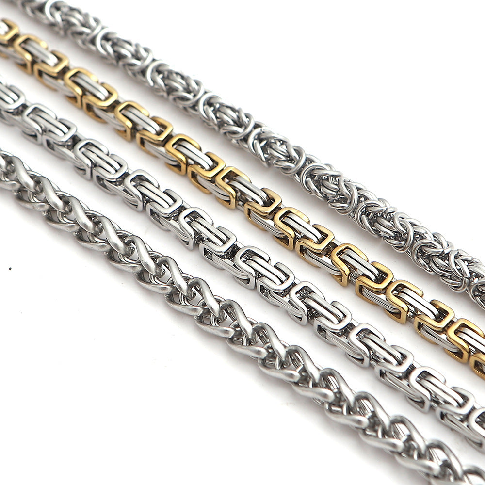 Nordic Domineering Viking Stainless Steel Wolf Head Pendant Necklace Ornament - Tartarian Treasures & Trinkets