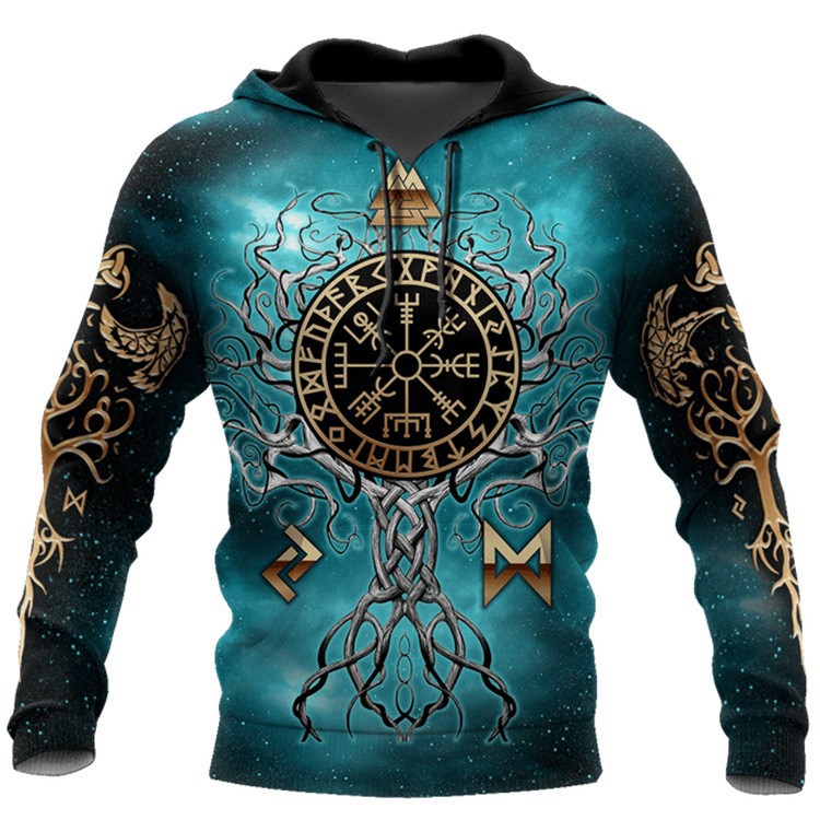 Thin Comfortable Viking Hoodies Choose Your Design - Tartarian Treasures & Trinkets