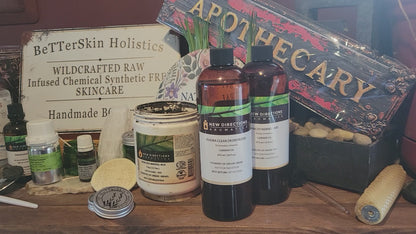 DEAD SEA MUD Infused MASK-Good for ALL Skin Conditions Raw Infused w Jojoba or Apricot Seed Oil, Essential Oils of Choice