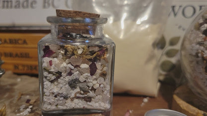 4pc BATH SALTS Colloidal Oatmeal-Botanical Himalayan,Dead Sea, Celtic Sea, Epsom Salt -BeTTerSkin Holistics