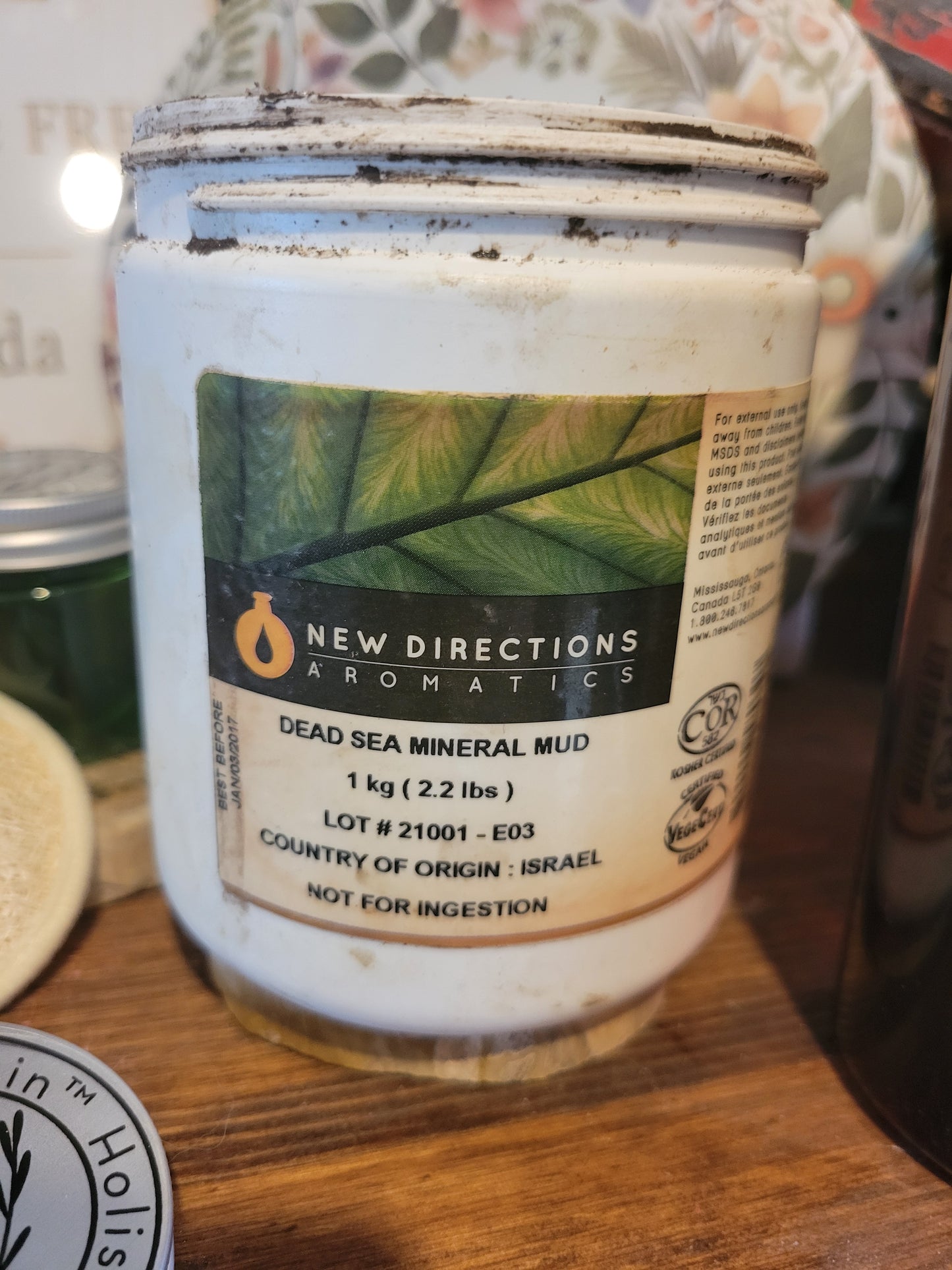 DEAD SEA MUD Infused MASK-Good for ALL Skin Conditions Raw Infused w Jojoba or Apricot Seed Oil, Essential Oils of Choice - Tartarian Treasures & Trinkets