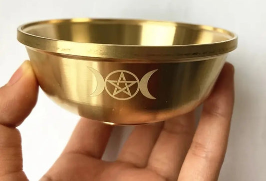 Coming Soon! Brass Ritual Bowl- Resin Candles - Frankinsence, Myrrh, Cedar, Dragons Blood Ritual Candles - Tartarian Treasures & Trinkets