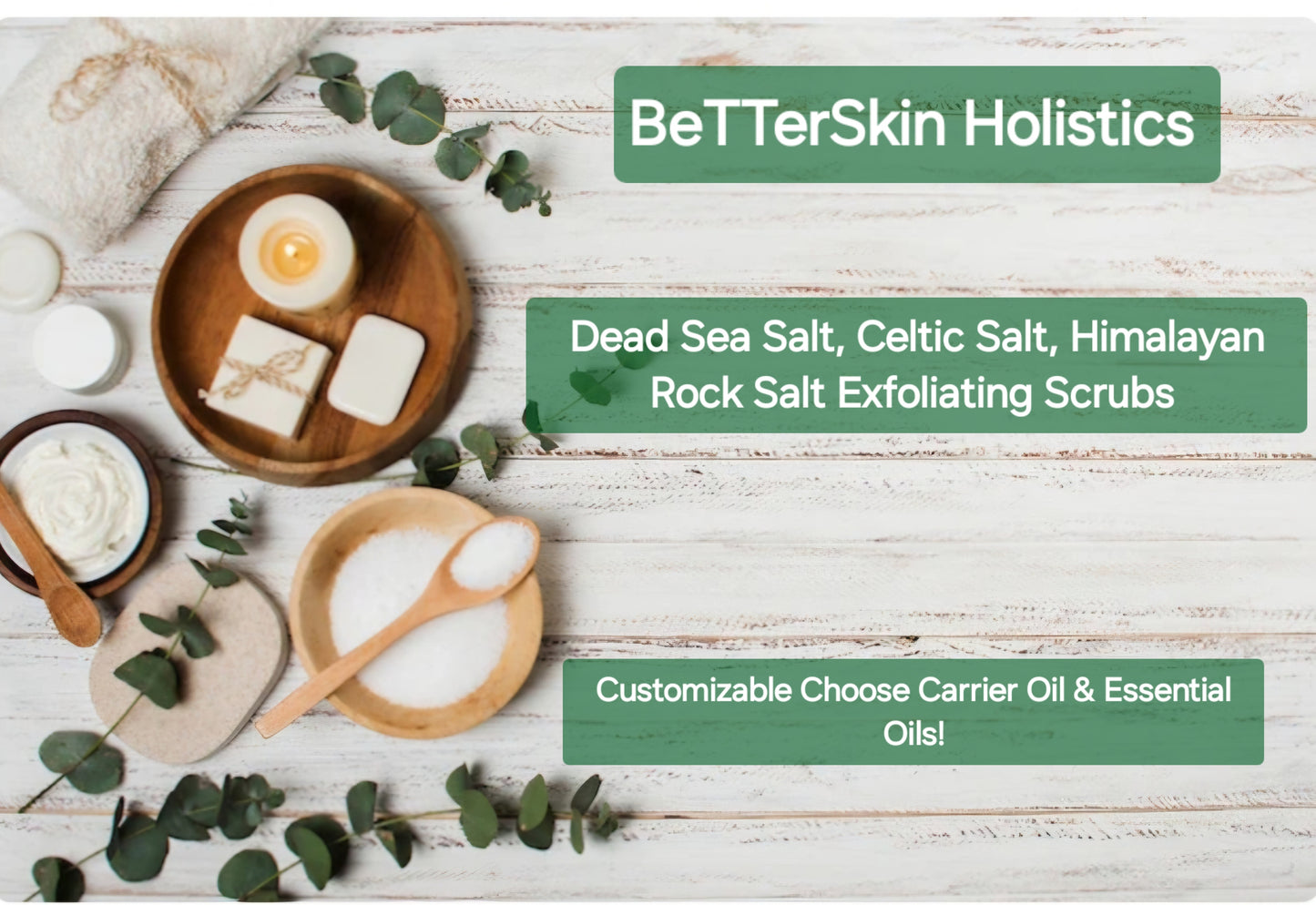 DEAD SEA SALT base Infused SCRUB for Face & Body-Good For Acne, Ingrown hair, Psoriasis Eczema and Anti Aging - Tartarian Treasures & Trinkets