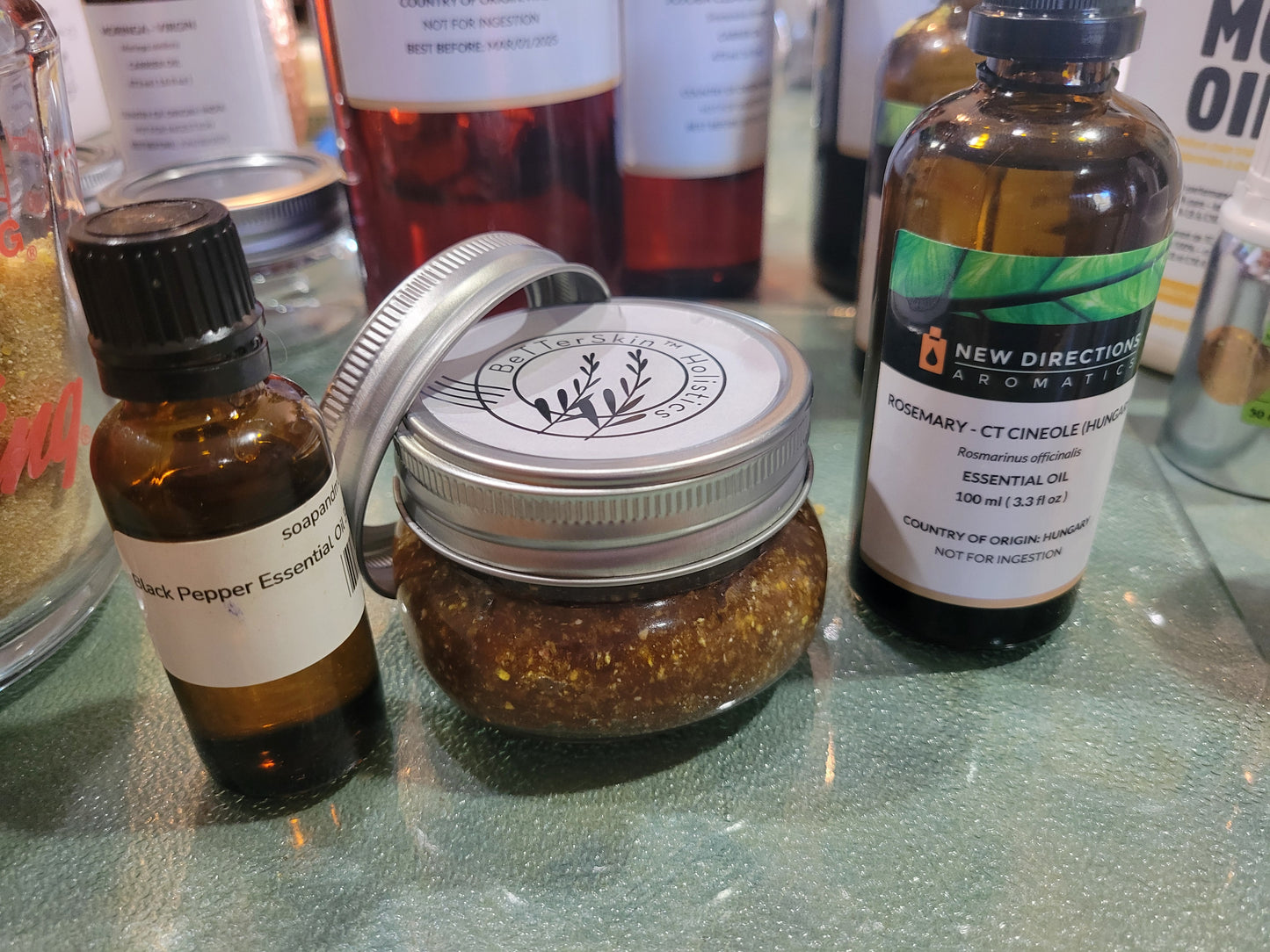 BROWN SUGAR & CORNMEAL SCRUB for Face & Body-Exfoliant for ALL Skin conditions - Tartarian Treasures & Trinkets