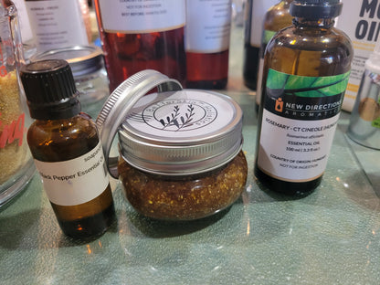 BROWN SUGAR & CORNMEAL SCRUB for Face & Body-Exfoliant for ALL Skin conditions - Tartarian Treasures & Trinkets