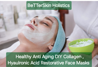 Mini Kit-DIY 3  Different Masks in 1- Collagen & Hyaluronic Acid Powder Mask + 50ml Clear Healing Watery Oils!