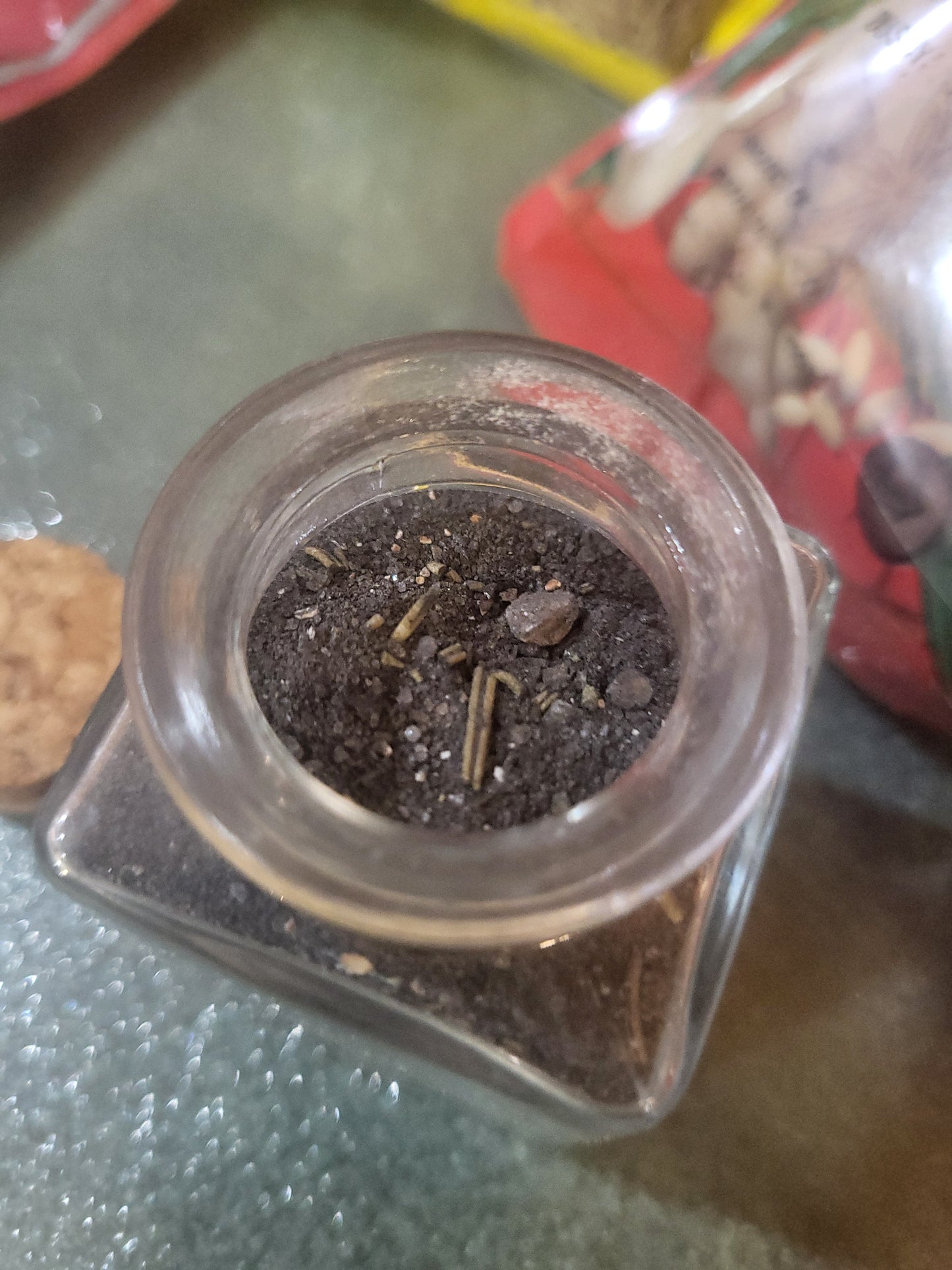 Advanced Witch Salt-8 Ingredients, Scented w Hungarian Rosemary & Sage Dalmation - Tartarian Treasures & Trinkets