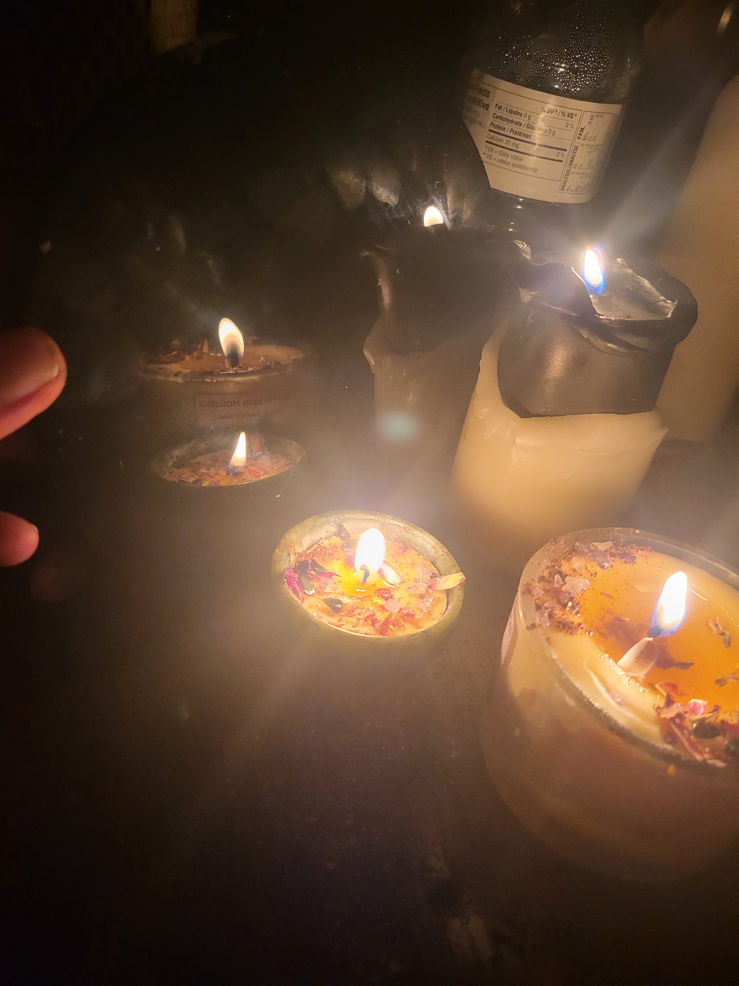 Advanced Candle Magick Spiritual Warfare Gemstone Oils & Herb SPELL CANDLES Beeswax-Handmade - Tartarian Treasures & Trinkets