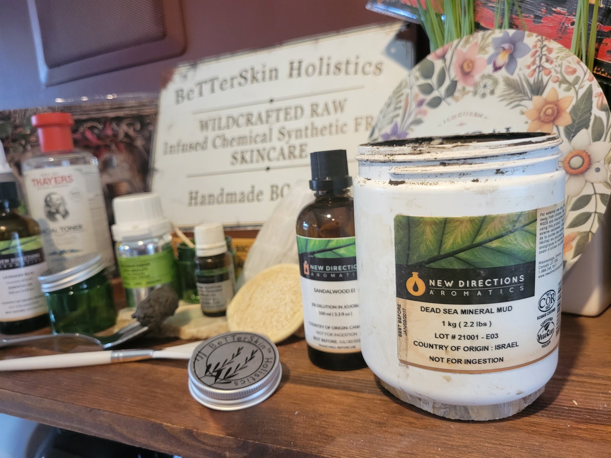 DEAD SEA MUD Infused MASK-Good for ALL Skin Conditions Raw Infused w Jojoba or Apricot Seed Oil, Essential Oils of Choice - Tartarian Treasures & Trinkets