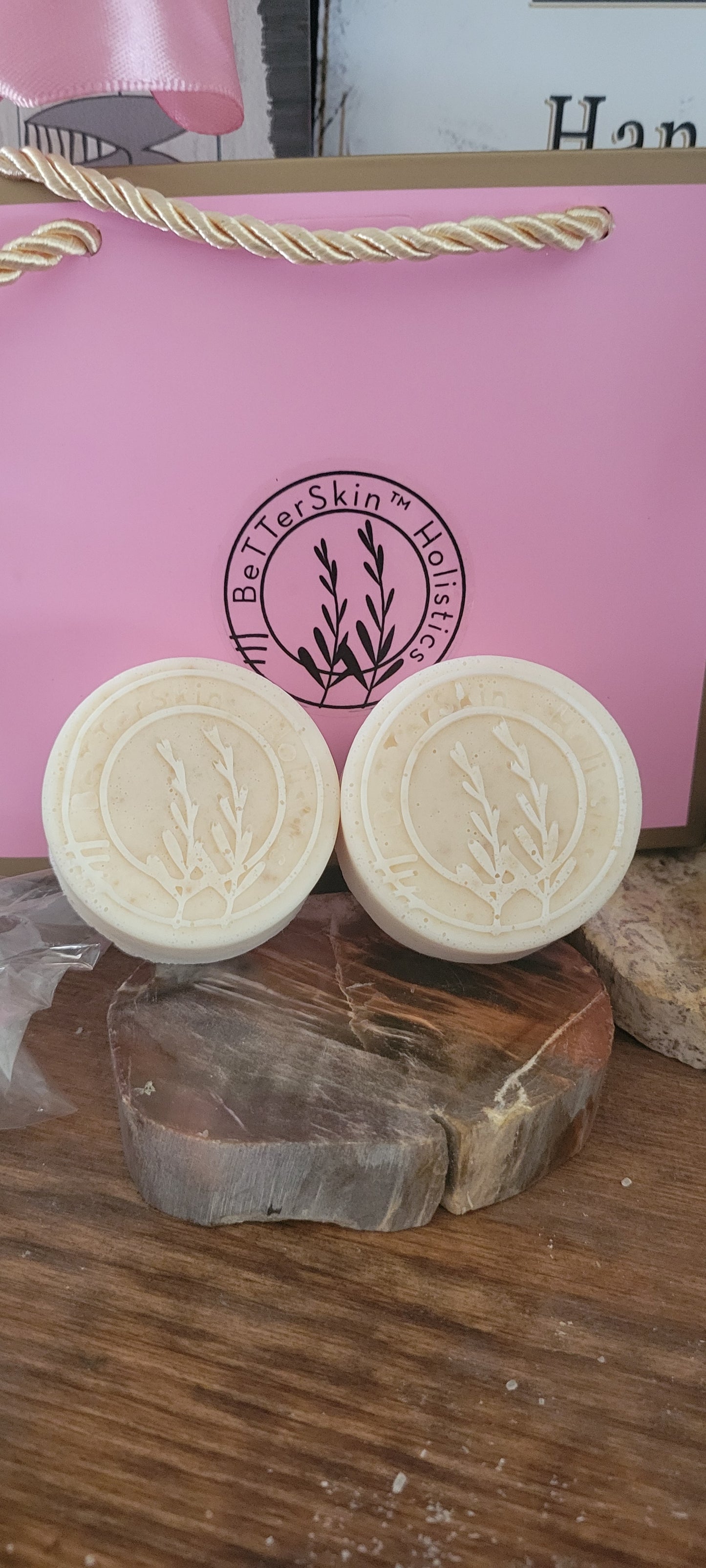 Colloidal Oatmeal & Raw Honey+(Himalayan Salt option) Relief Soaps that help  Eczema, Psoriasis & Acne