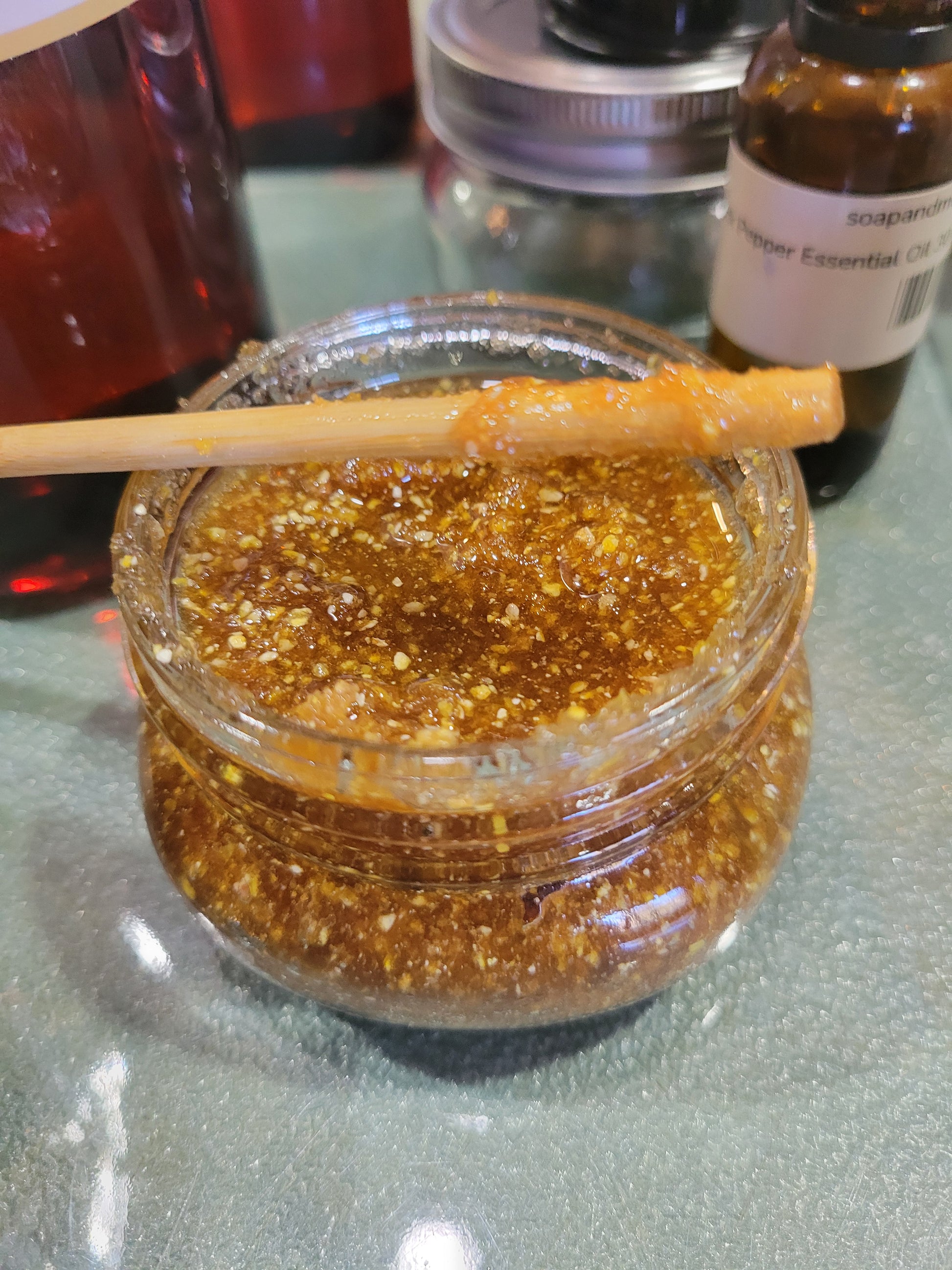BROWN SUGAR & CORNMEAL SCRUB for Face & Body-Exfoliant for ALL Skin conditions - Tartarian Treasures & Trinkets