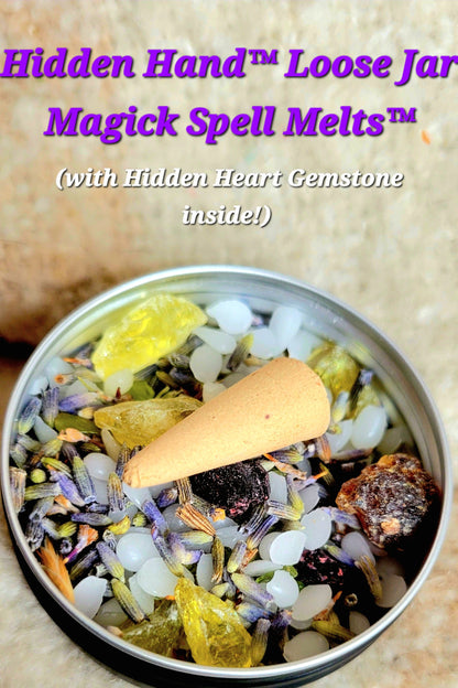 Loose - In-Jar Magick SPELL Melts™-Ancient Recipes Powerful Herbs, Gemstones, Resin Rosin- Bend Reality in YOUR favor! 3 Night Spell - Tartarian Treasures & Trinkets