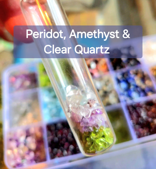 Wear-A-Spell Alchemy Oils Glass Bottle Roll on Gemstone combination Perfume Ancient Oils