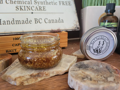BROWN SUGAR & CORNMEAL SCRUB for Face & Body-Exfoliant for ALL Skin conditions - Tartarian Treasures & Trinkets