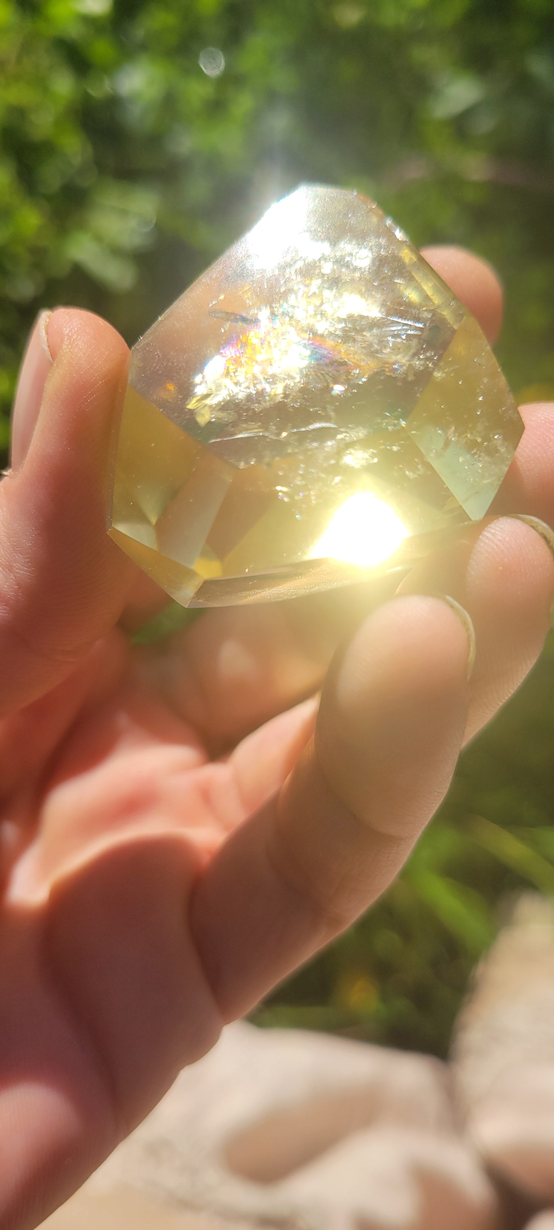 AAA Exceptionally Clear  Sparkling  Genuine YELLOW RAINBOW CITRINE 64.3g Unheated, Untreated Earth Mined - Tartarian Treasures & Trinkets
