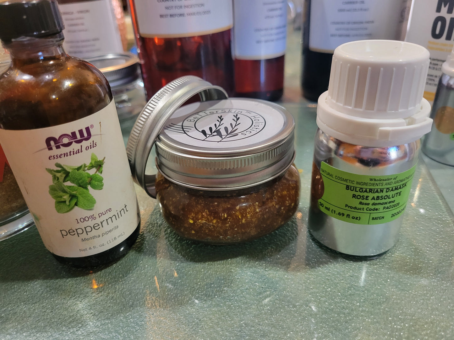 BROWN SUGAR & CORNMEAL SCRUB for Face & Body-Exfoliant for ALL Skin conditions - Tartarian Treasures & Trinkets