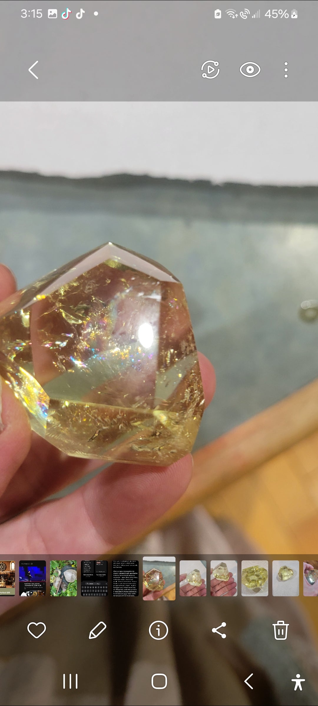 AAA Exceptionally Clear  Sparkling  Genuine YELLOW RAINBOW CITRINE 64.3g Unheated, Untreated Earth Mined - Tartarian Treasures & Trinkets