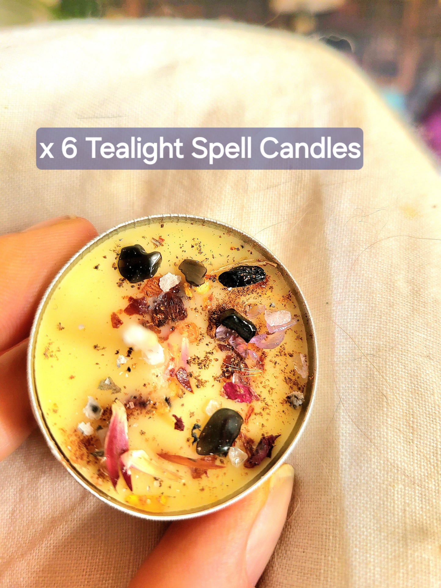 Advanced Candle Magick Spiritual Warfare Gemstone Oils & Herb SPELL CANDLES Beeswax-Handmade - Tartarian Treasures & Trinkets