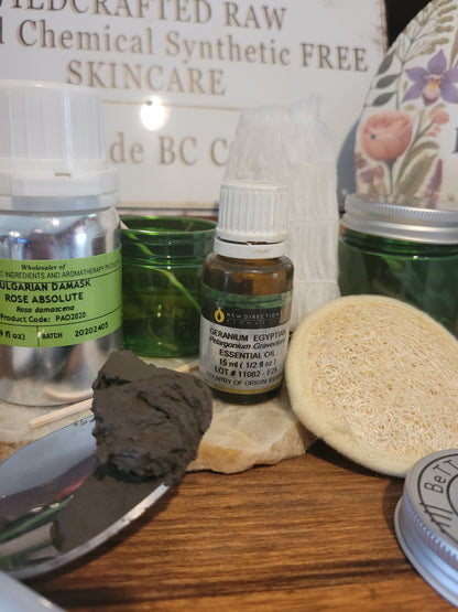 DEAD SEA MUD Infused MASK-Good for ALL Skin Conditions Raw Infused w Jojoba or Apricot Seed Oil, Essential Oils of Choice - Tartarian Treasures & Trinkets