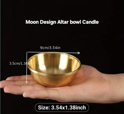 Coming Soon! Brass Ritual Bowl- Resin Candles - Frankinsence, Myrrh, Cedar, Dragons Blood Ritual Candles - Tartarian Treasures & Trinkets