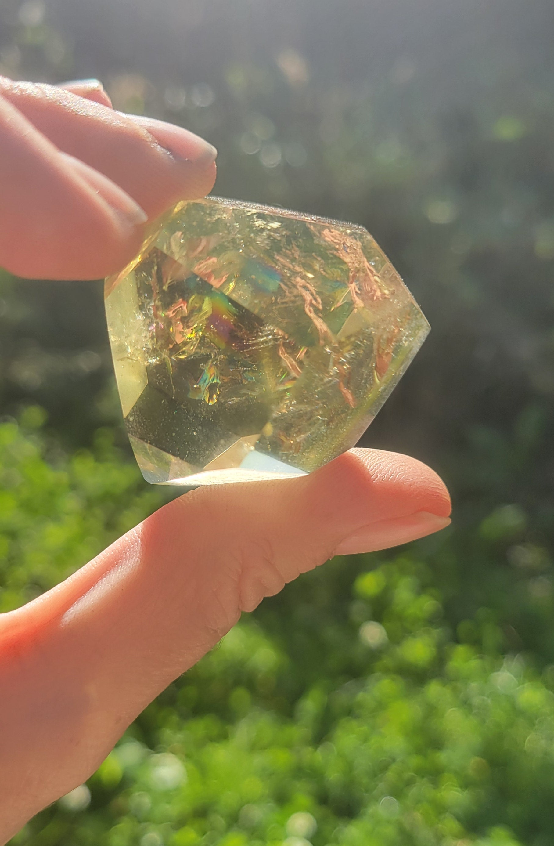 AAA Exceptionally Clear  Sparkling  Genuine YELLOW RAINBOW CITRINE 64.3g Unheated, Untreated Earth Mined - Tartarian Treasures & Trinkets